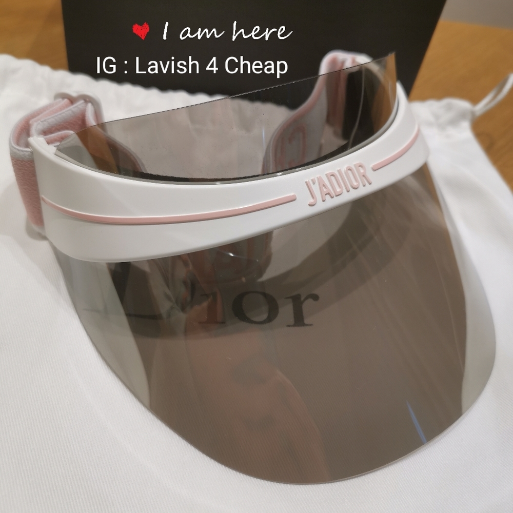 💯 Dior visor pink